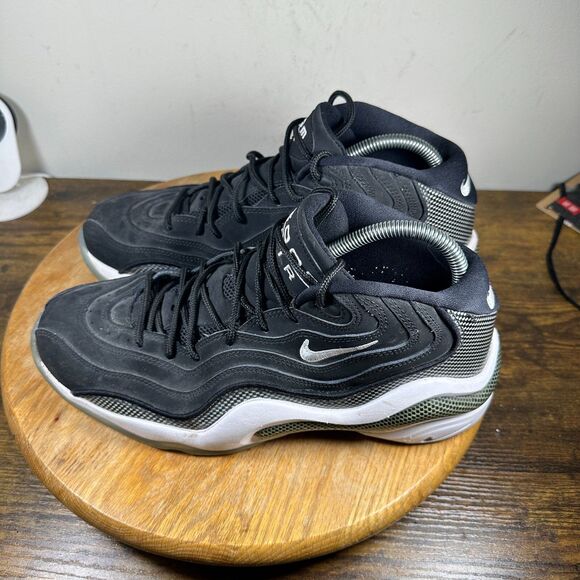 Nike Air Zoom Flight 96 OG Black White Jason Kidd Shoe Men\'s Size 10 317980-002